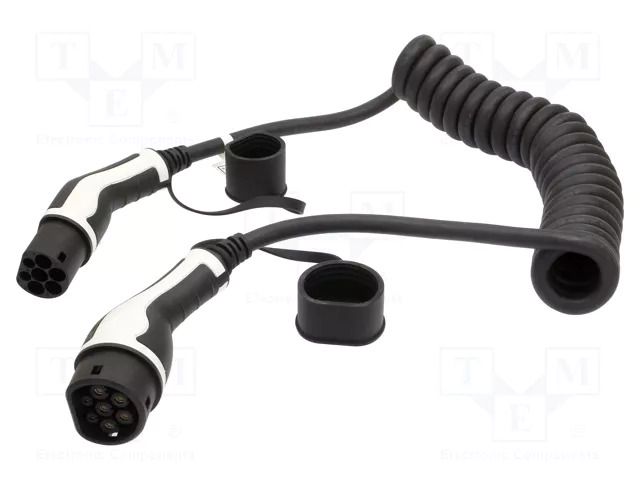 Cable: eMobility; 2x0.5mm2,5x6mm2; 400V; 22kW; IP55; 32A; 10m DIGITUS DK-3P32-S-100