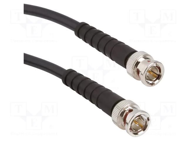 Cable; BNC male,both sides; straight; 0.5m; 75Ω AMPHENOL RF 115101-20-M0.50