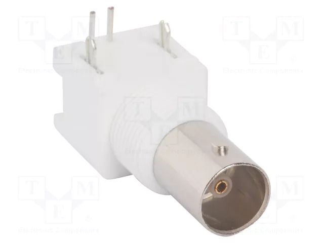 Connector: BNC; socket; female; angled 90°; 75Ω; THT; polypropylene AMPHENOL RF 112417