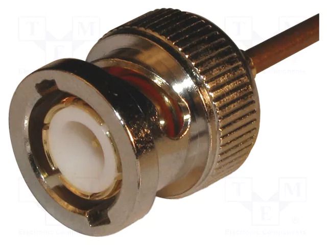 Connector: BNC; plug; male; straight; 50Ω; soldering; for cable AMPHENOL RF 112552