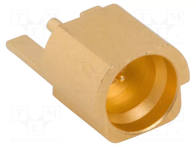 Connector: coaxial; socket; male; SMP; SMT; on PCBs; straight; brass AMPHENOL RF SMP-MSLD-PCE-5T