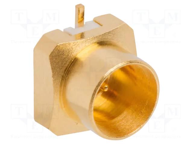 Connector: coaxial; socket; male; SMP; SMT; on PCBs; straight; brass AMPHENOL RF SMP-MSSB-PCS15T