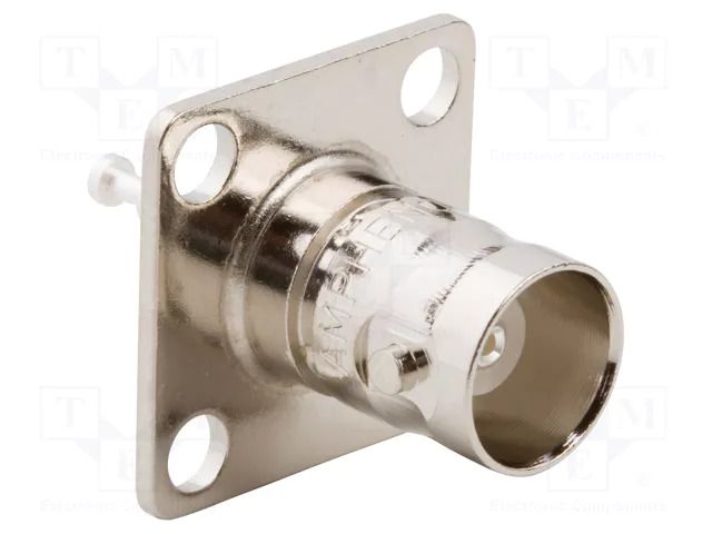 Connector: BNC; socket; female; straight; 50Ω; soldering; brass AMPHENOL RF 000-4500