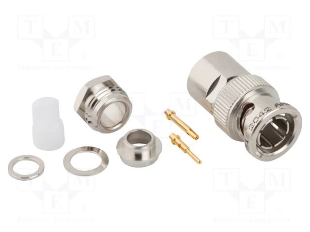 Connector: coaxial; plug; male/female; TWINAX; soldering,clamp AMPHENOL RF 031-2226-1051
