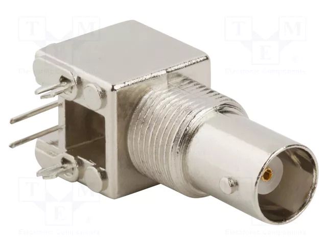 Connector: BNC; socket; female; angled 90°; 50Ω; THT; polypropylene AMPHENOL RF 031-5640-1010