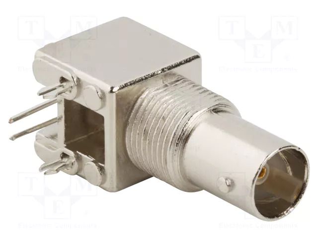 Connector: BNC; socket; female; angled 90°; 75Ω; THT; polypropylene AMPHENOL RF 031-71043-1010