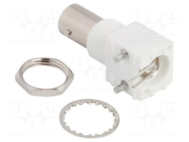 Connector: BNC; socket; female; angled 90°; 75Ω; THT; polypropylene AMPHENOL RF 031-71052-10RFX