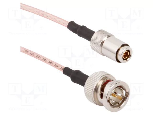 Cable; 1,0-2,3 male,BNC male; straight; 1.5m; 75Ω AMPHENOL RF 095-850-201M150