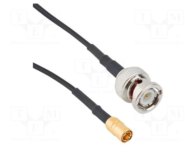 Cable; BNC male,SMB female; straight; 1m; 50Ω AMPHENOL RF 095-850-236M100