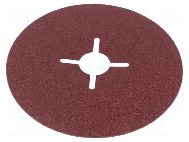 Sanding plate; Ø: 125mm; Øhole: 22mm; fiber; Granularity: 80 3M 3M-7000028197