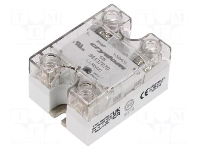 Relay: solid state; 30A; 1÷50VDC; GN; 1-phase SENSATA / CRYDOM GN-30D-7870