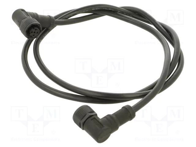 Cable: for sensors/automation; PIN: 4; with plastic nut; plug AMPHENOL LTW MSDP04FRSDPFRSD001