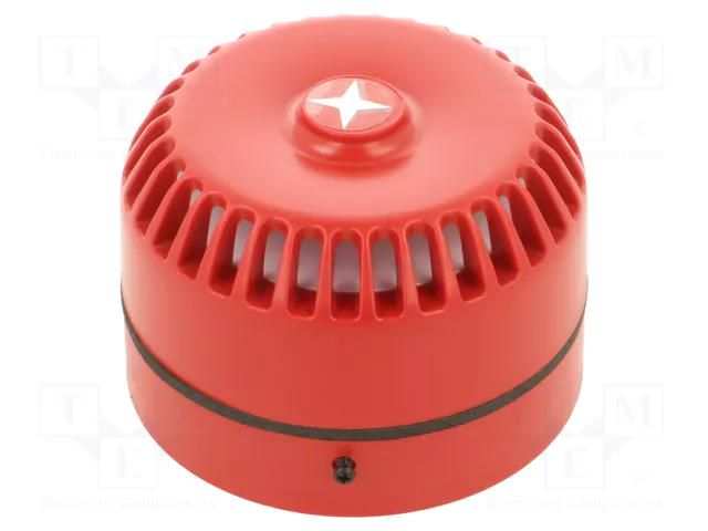 Signaller: sound; red; Ø93x63mm EATON ELECTRIC ROLPX/SV/R/S/3-MAX