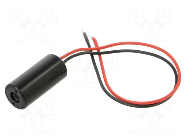 Module: laser; 1mW; red; dot; 635nm; 4.5÷5.5VDC; 15÷45mA PICOTRONIC DD635-1-5-12X25