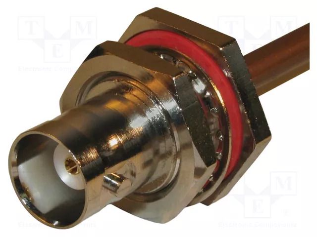 Connector: BNC; socket; female; straight; 50Ω; soldering; PTFE AMPHENOL RF 112581