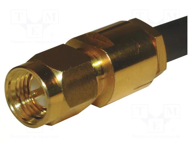 Connector: SMA; plug; male; straight; 50Ω; soldering,clamp; PTFE AMPHENOL RF 132125