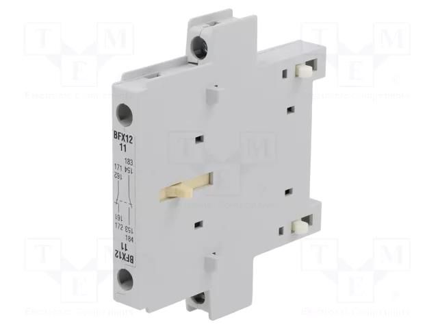 Auxiliary contacts; Auxiliary contacts: NO + NC LOVATO ELECTRIC BFX1211