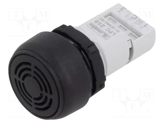Signaller: sound; 22mm; Ø22.5mm; IP40; 18÷30VAC; 18÷30VDC; black LOVATO ELECTRIC LPCZSB