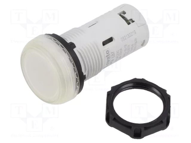 Control lamp; 22mm; Platinum; -25÷70°C; 24VAC; 24VDC; Kind: flat LOVATO ELECTRIC LPMLB7