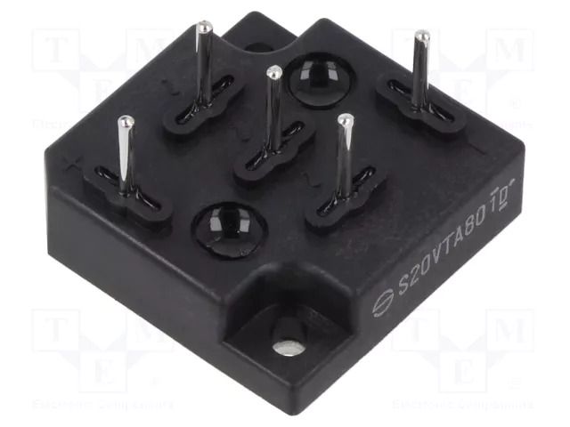 Bridge rectifier: three-phase; Urmax: 800V; If: 20A; Ifsm: 300A; THT SHINDENGEN S20VTA80-5000