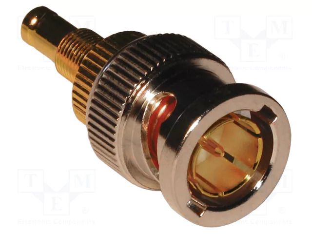 Adapter; 1,0/2,3 female,BNC male; Insulation: PTFE; 75Ω; brass AMPHENOL RF 242231-75