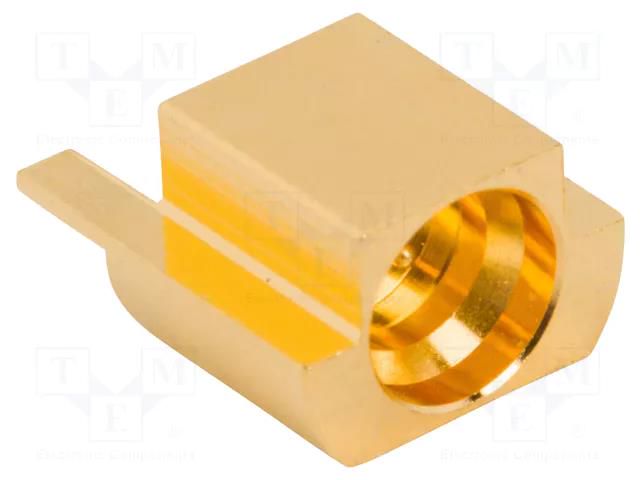 Connector: coaxial; socket; male; SMP; SMT; on PCBs; straight; 50Ω AMPHENOL RF SMP-MSFD-PCE-1