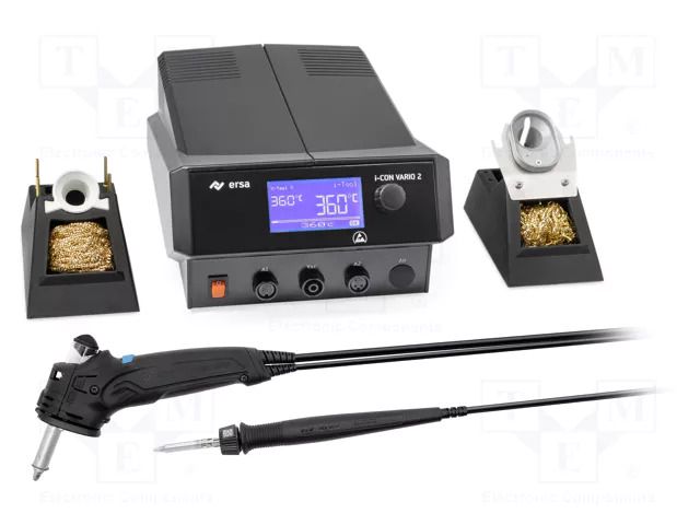 Station: soldering/desoldering; 200W; 150÷450°C; 230VAC; ESD ERSA ERSA-0ICV2005XVI
