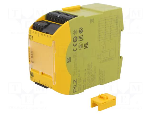 Module: extension; Usup: 24VDC; IN: 1; OUT: 9; for DIN rail mounting PILZ PZ-750111