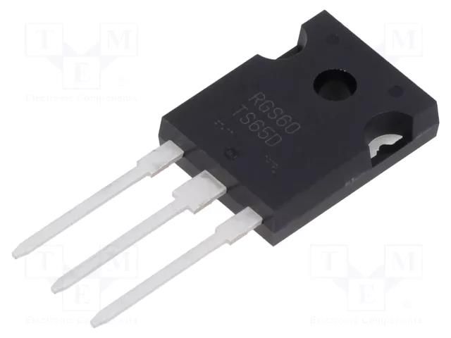 Transistor: IGBT; 650V; 30A; 111W; TO247-3 ROHM SEMICONDUCTOR RGS60TS65DHRC11