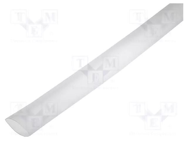 Heat shrink sleeve; glueless; 2: 1; 4.8mm; L: 1m; transparent CYG/KTG CB-HFT4.8/1M-TR
