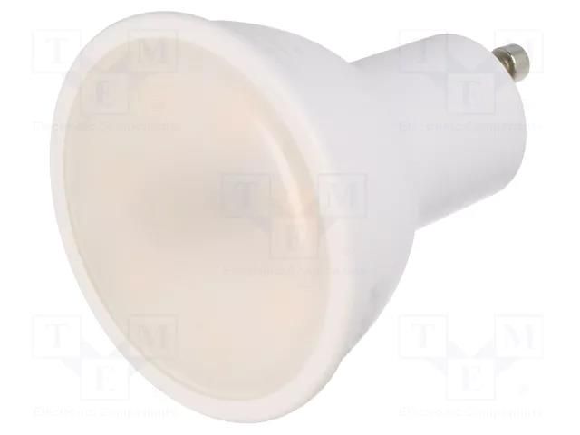 LED lamp; warm white; GU10; 230VAC; 400lm; 5W; 120°; 3000K; 3pcs. GTV Poland GT-GU10WW5W-3