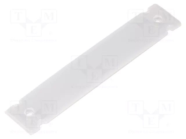 Identification tags; 10mm; 52mm; transparent; -60÷65°C; 50pcs. HELLERMANNTYTON HC09-52-PEUV-CL