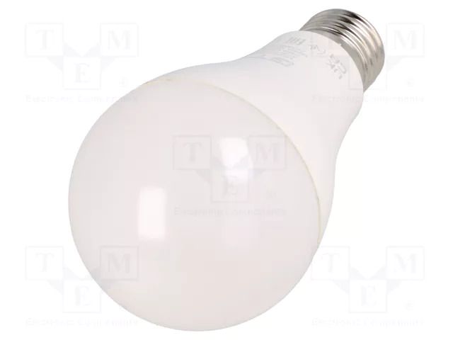 LED lamp; neutral white; E27; 230VAC; 1750lm; 17.3W; 180°; 4000K GTV Poland LD-PN3A65-18W