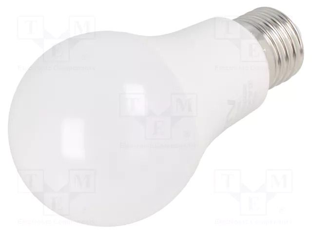 LED lamp; white cold; E27; 230VAC; 1400lm; 14.1W; 180°; 6500K GTV Poland LD-PZ3A60-15W