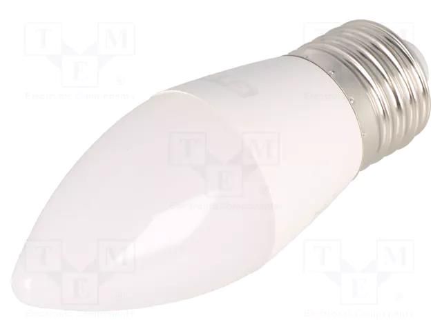 LED lamp; neutral white; E27; 230VAC; 260lm; 3W; 160°; 4000K GTV Poland LD-SMNGC30C-30
