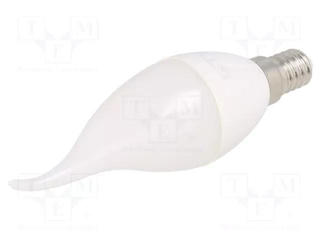 LED lamp; neutral white; E14; 230VAC; 260lm; 3W; 160°; 4000K GTV Poland LD-SMNGC30L-30