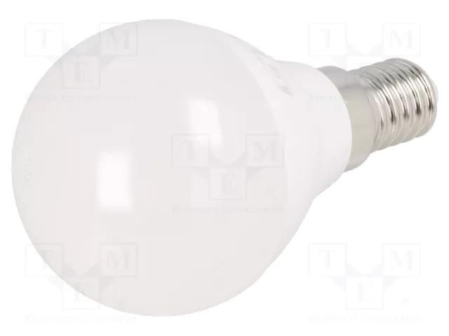 LED lamp; cool white; E14; 230VAC; 255lm; 3W; 160°; 6400K GTV Poland LD-SMZGB45B-30