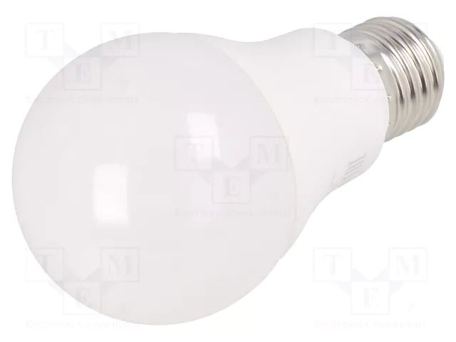LED lamp; white warm; E27; 230VAC; 940lm; 10W; 200°; 3000K GTV Poland LD-SPCA60-10W