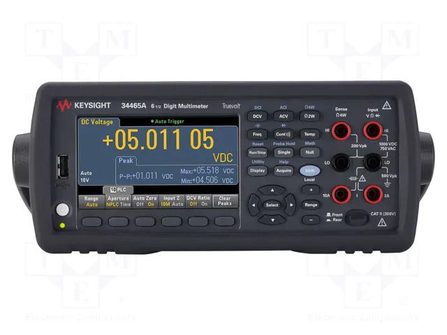 Benchtop multimeter; LCD TFT 4,3"; 6,5 digit (2000000); 480x272 KEYSIGHT 34465A