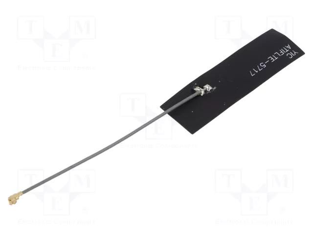 Antenna; 4G,LTE; 2dBi; linear; 56.59x16.53mm; -40÷85°C; IPEX YIC ATIFLTE-5717-80