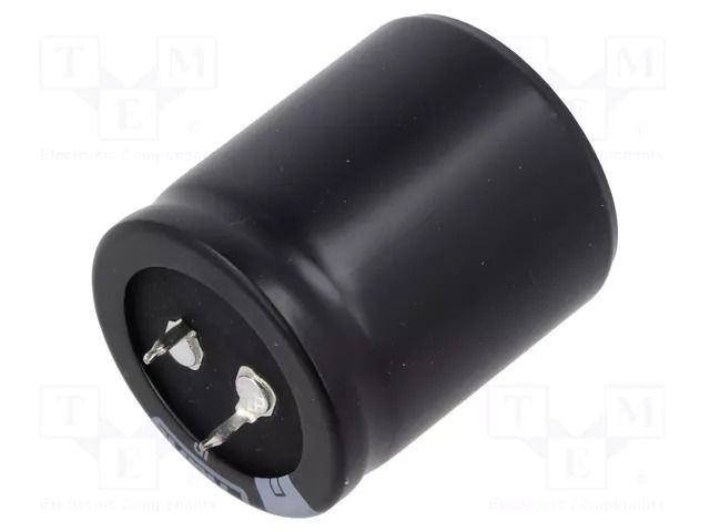 Capacitor: electrolytic; SNAP-IN; 10mF; 50VDC; Ø35x40mm; ±20%; JP CHANGZHOU HUAWEI ELECTRONIC JP1H103MS400S68CE0