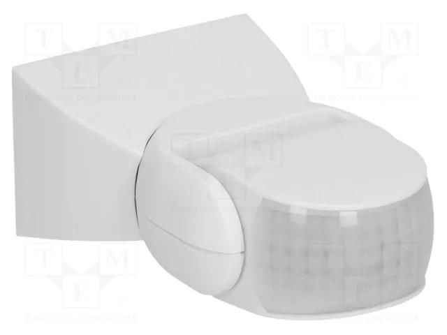 Motion sensor; wall mount; 230VAC; IP65; 12m; Range: 10s÷7min; 180° ORNO OR-CR-236/W