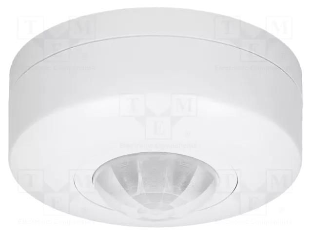 Motion sensor; wall mount; 230VAC; IP20; 6m; Range: 10s÷15min; 360° ORNO OR-CR-249