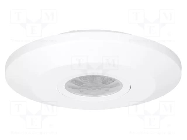 Motion sensor; wall mount; 230VAC; IP20; 6m; Range: 10s÷15min; 360° ORNO OR-CR-241