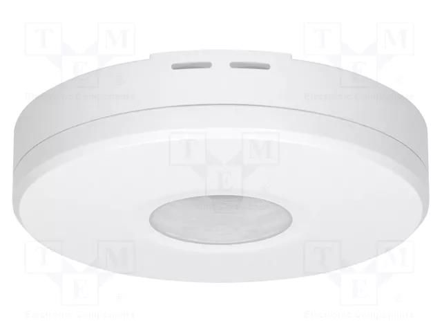 Motion sensor; wall mount; 230VAC; IP65; Range: 8m; 360°; 2kW ORNO OR-CR-264