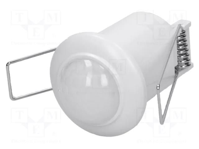Motion sensor; ceiling; 230VAC; IP20; 6m; Range: 10s÷15min; 360° ORNO OR-CR-257