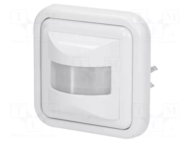 Motion sensor; flush mount,for wall mounting; 230VAC; IP20; 9m ORNO OR-CR-220