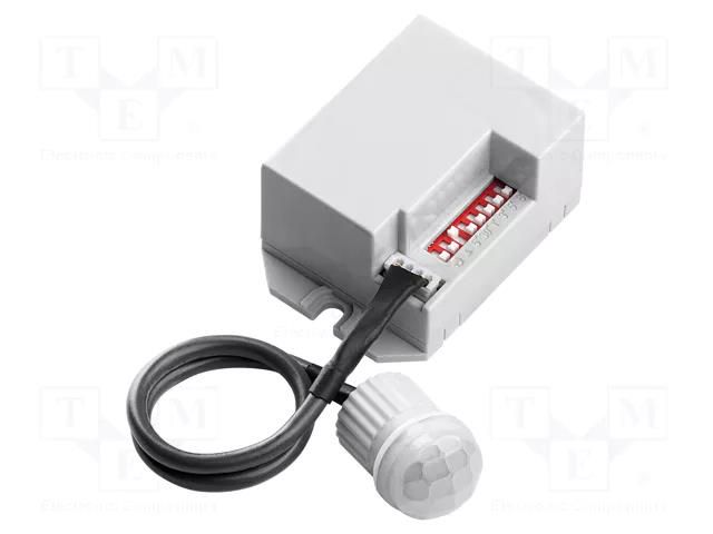 Motion sensor; wall mount; IP20; -20÷40°C; 3÷6m; Range: 5s÷8min ORNO OR-CR-211/12-24V