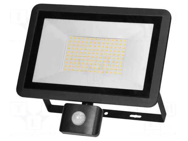 Lamp: LED flood light; 100W; 4000K; CRImin: 80; IP44; 8000lm; 230VAC ADVITI AD-NL-6437BLR4