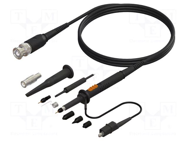 Probe: for oscilloscope; passive; 100MHz; 1: 1,10: 1; 3.5ns; 1.2m CAL TEST CT2674A